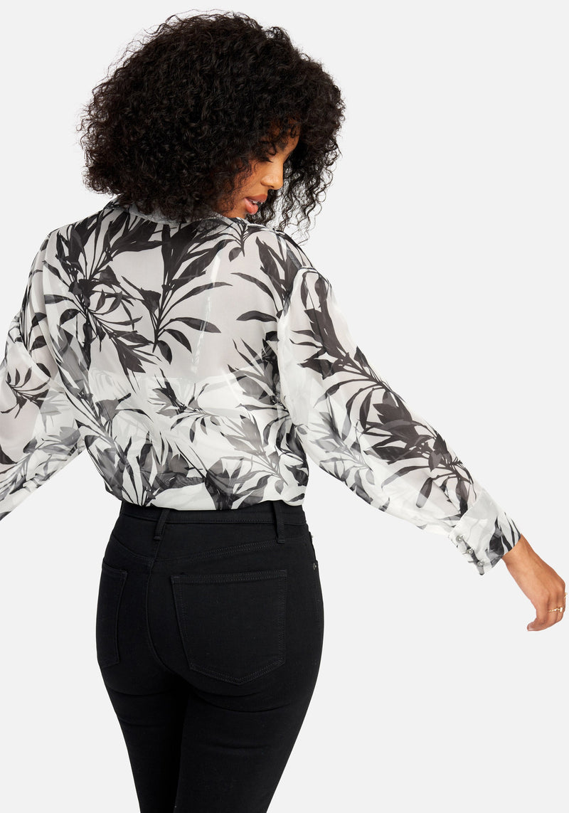 STENCIL FLORAL PRINT