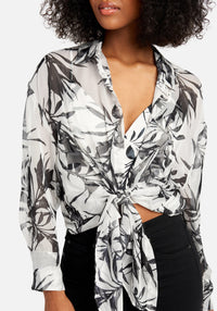 STENCIL FLORAL PRINT