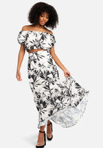STENCIL FLORAL PRINT