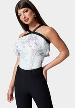 Sketched Blossom Print/Black