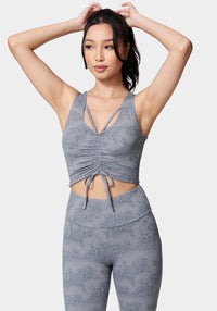 Steel Blue Animal Print