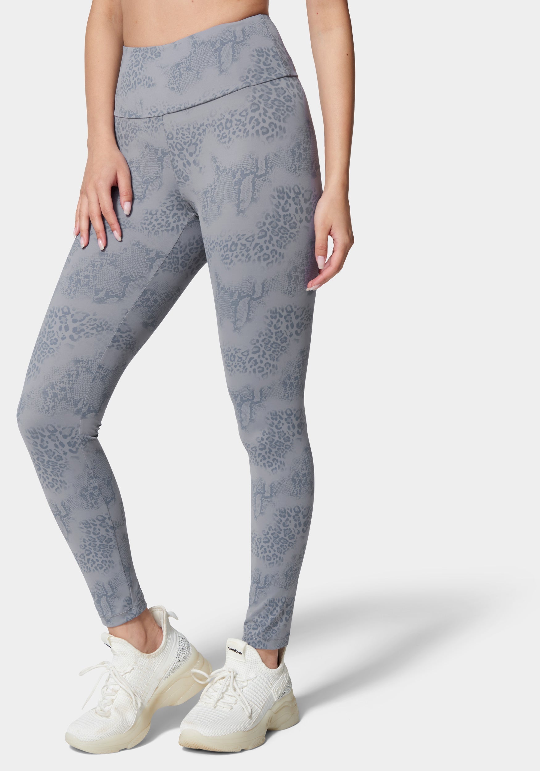 Steel Blue Animal Print