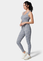 Steel Blue Animal Print