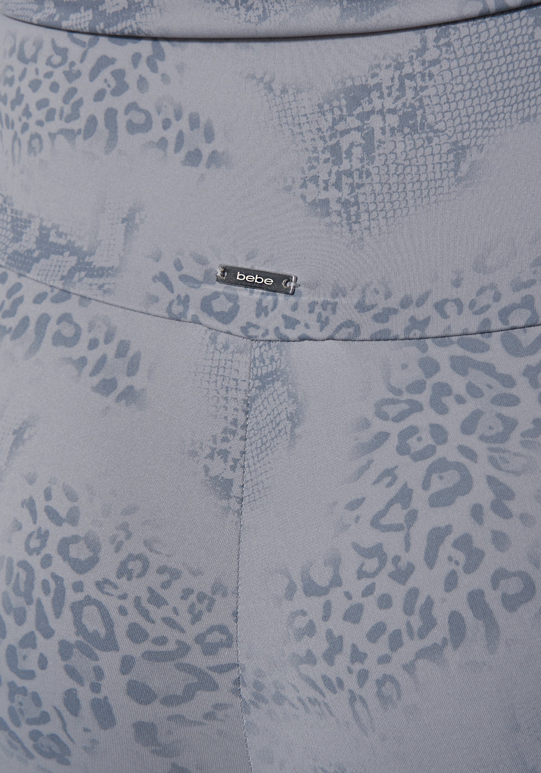 Steel Blue Animal Print