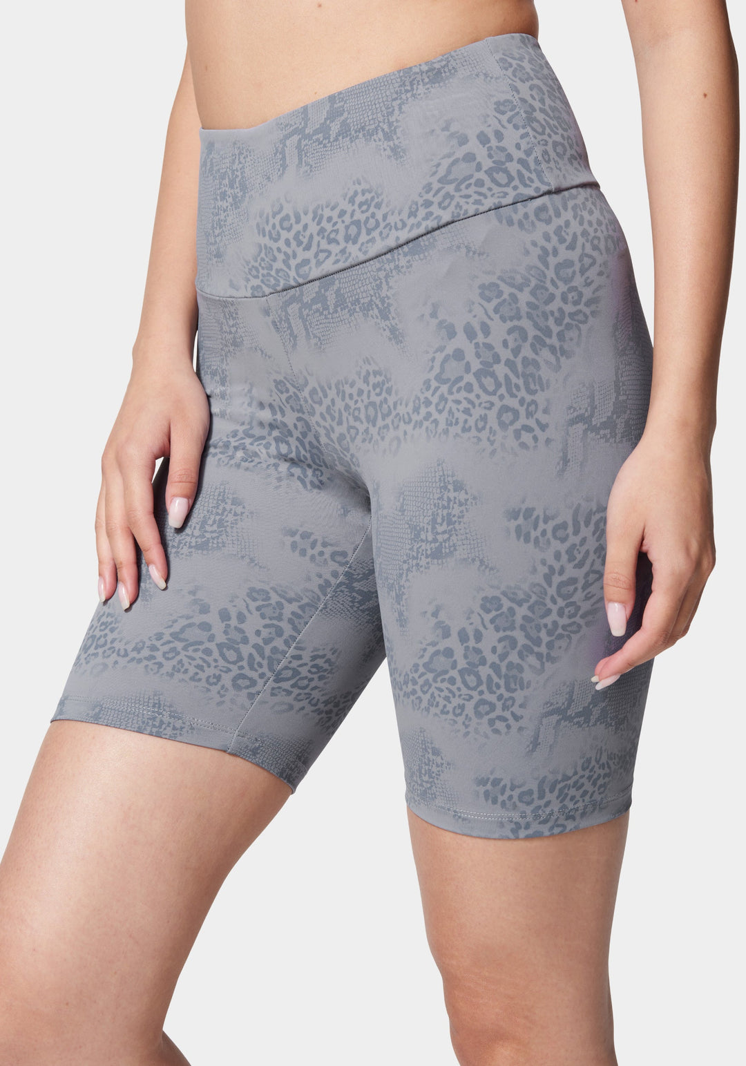 Steel Blue Animal Print