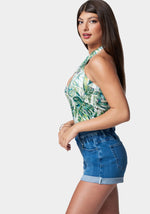 Ocean Tropical Print