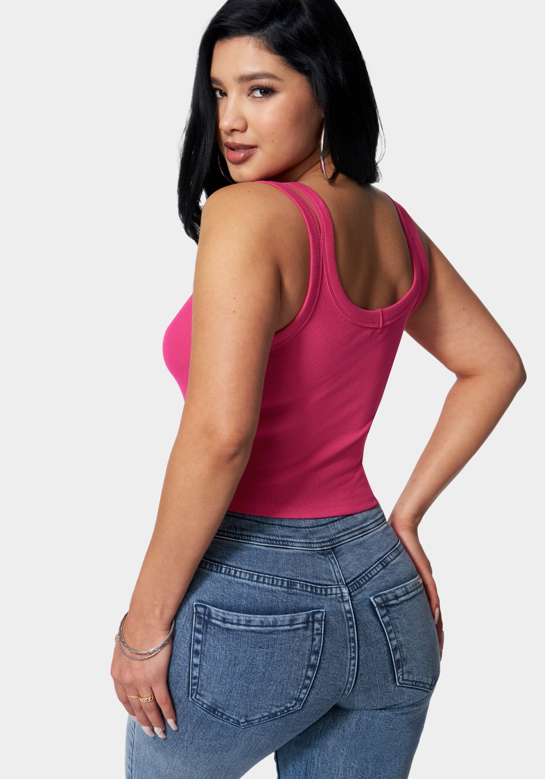 Bebe Logo Rib Top – bebe