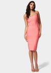 Luxe Bandage Square Neck Midi Dress