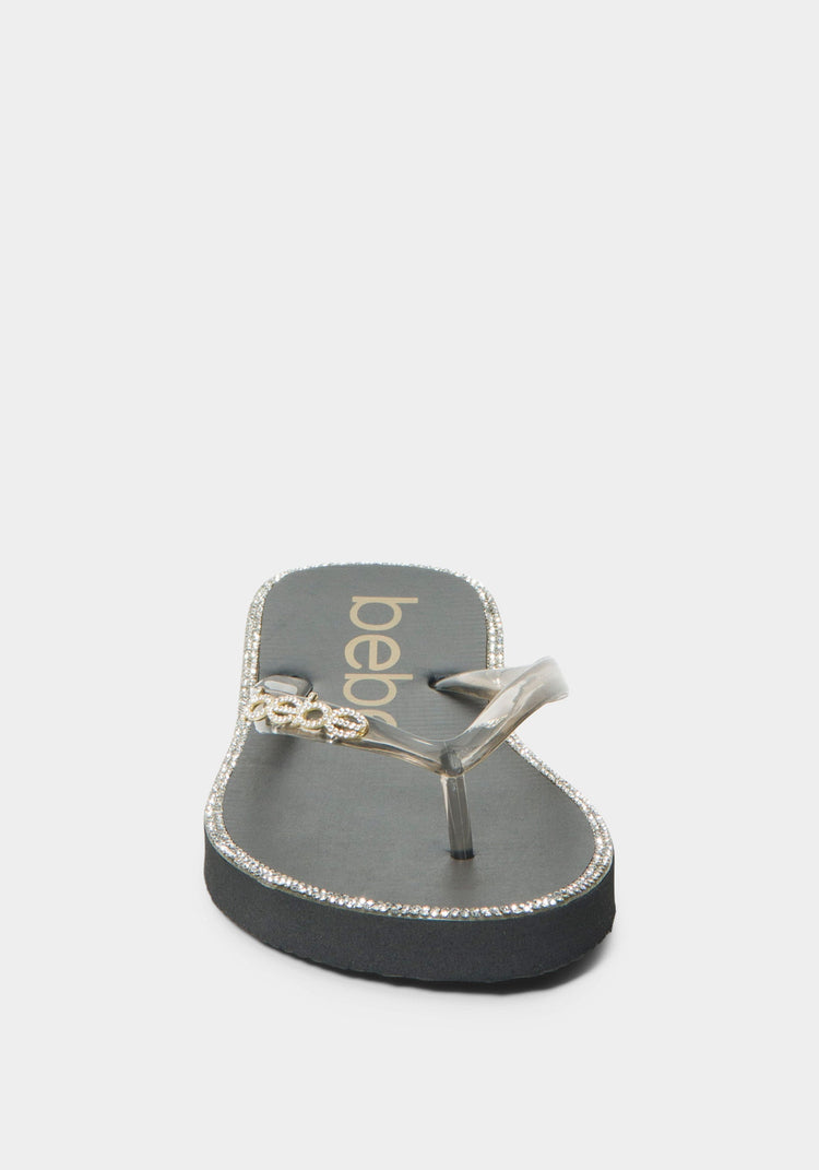 Bebe flip flops sales wedge
