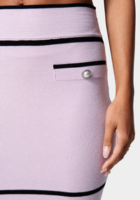 Button Detail Sweater Skirt