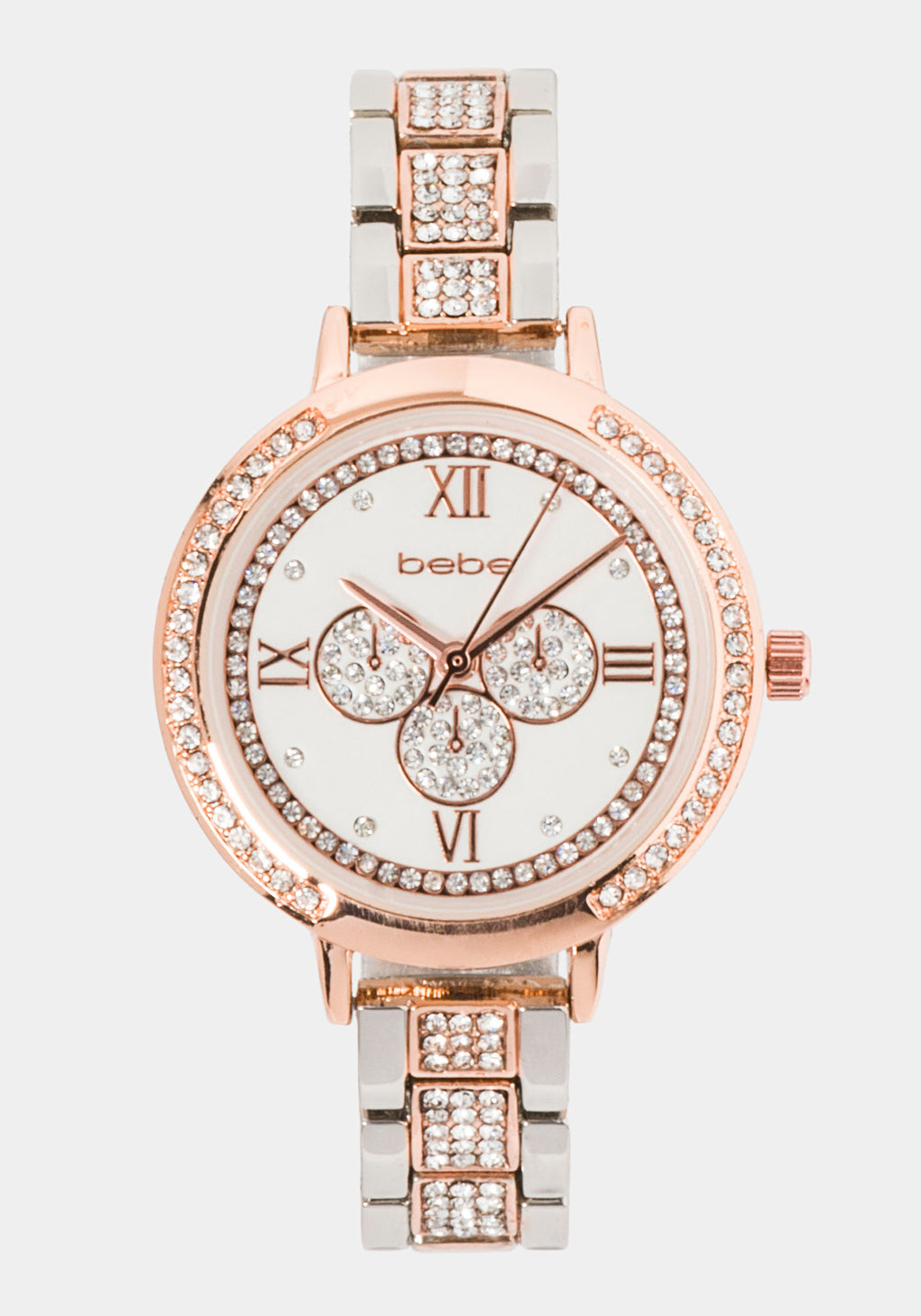 Two-Tone-Rosegold And Silver