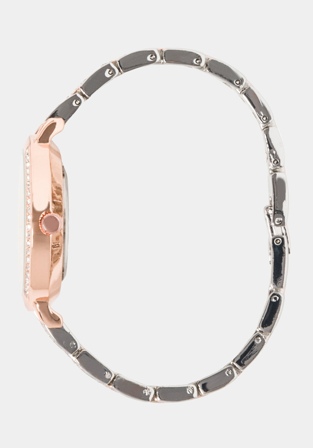 Two-Tone-Rosegold And Silver