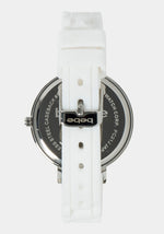 Silvertone And White