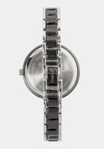 Two-Tone Silver & Gun Metal