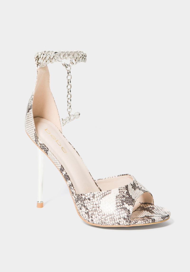Bebe snake sales heels