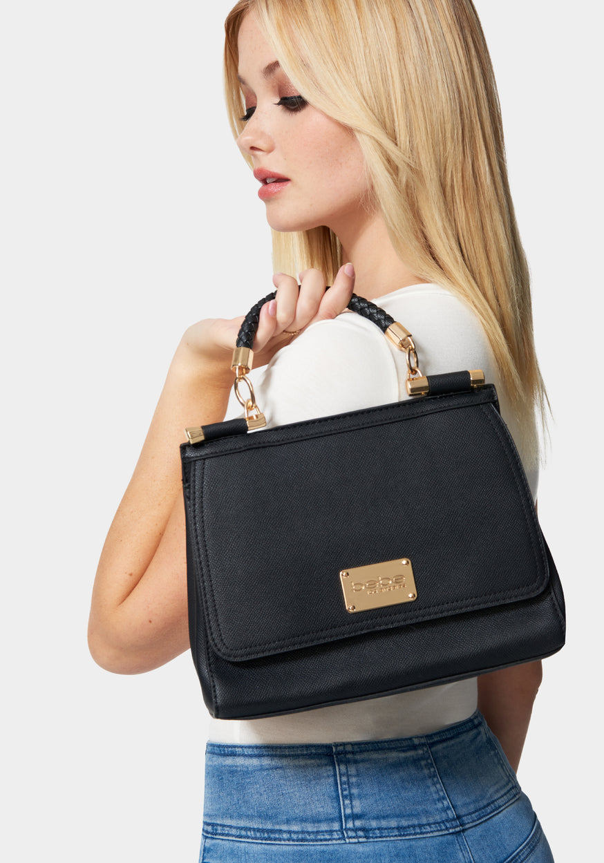 Satchel bebe purses sales