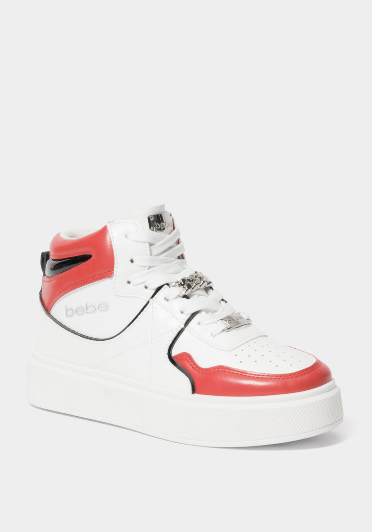 Black Red Faux