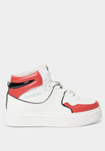 Black Red Faux