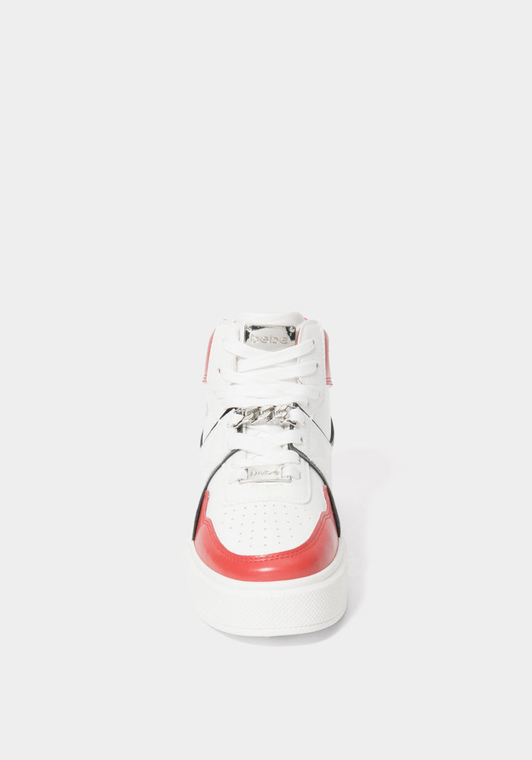 Black Red Faux