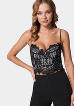 Lace Bustier Top | bebe
