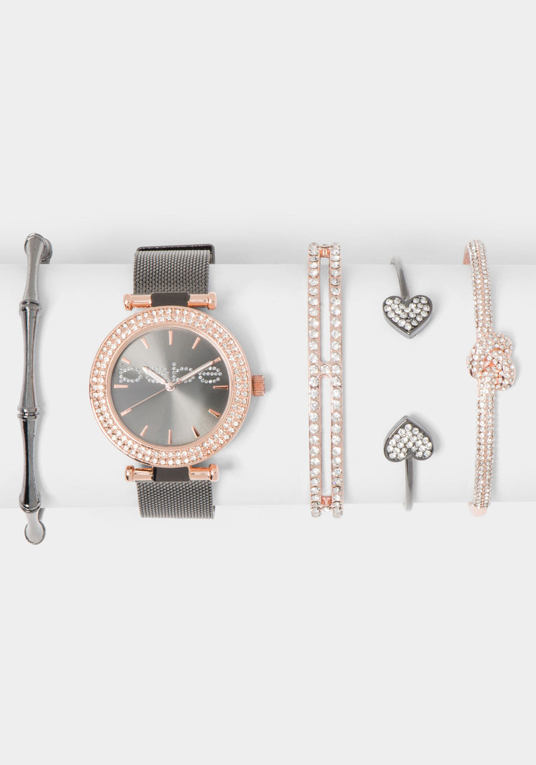 Black & Rose Gold