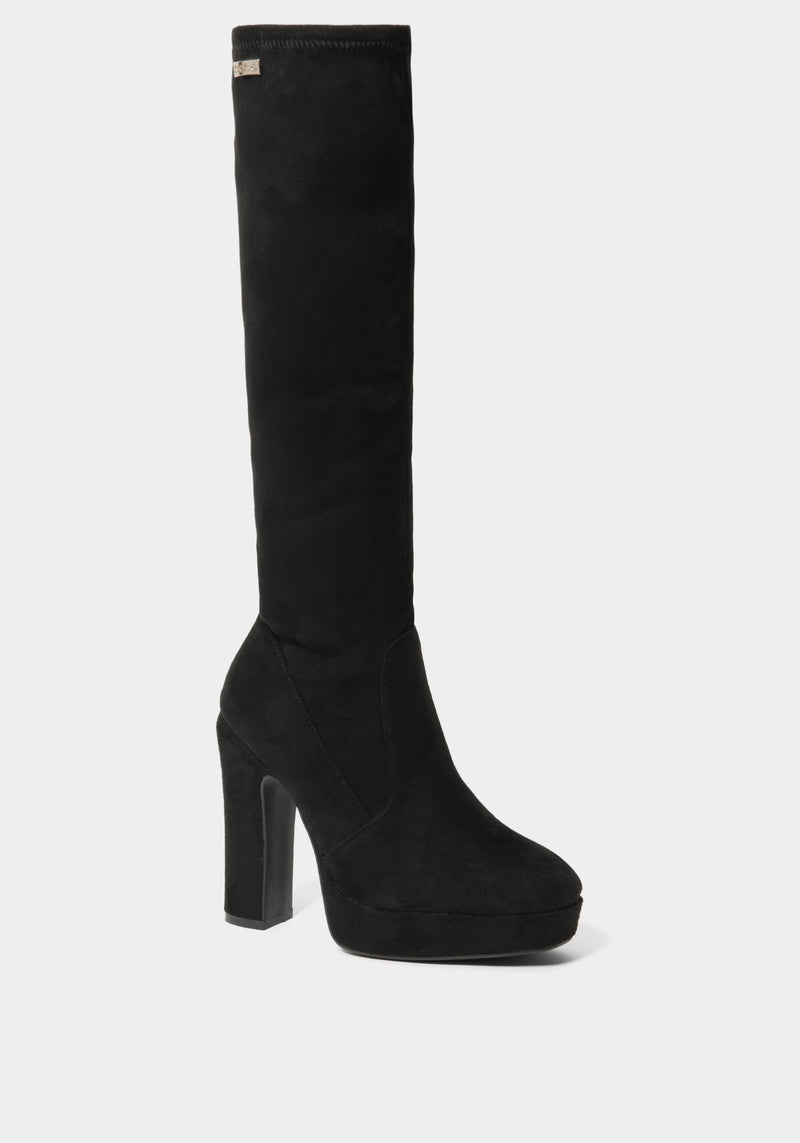 Black Suedette