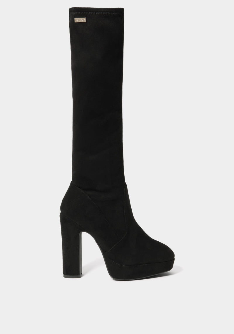 Black Suedette