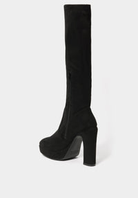 Black Suedette