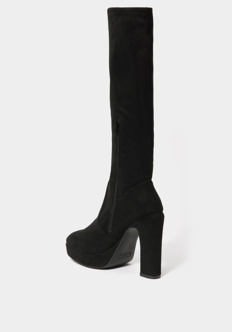 Black Suedette