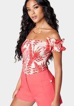 Rose Palm Print