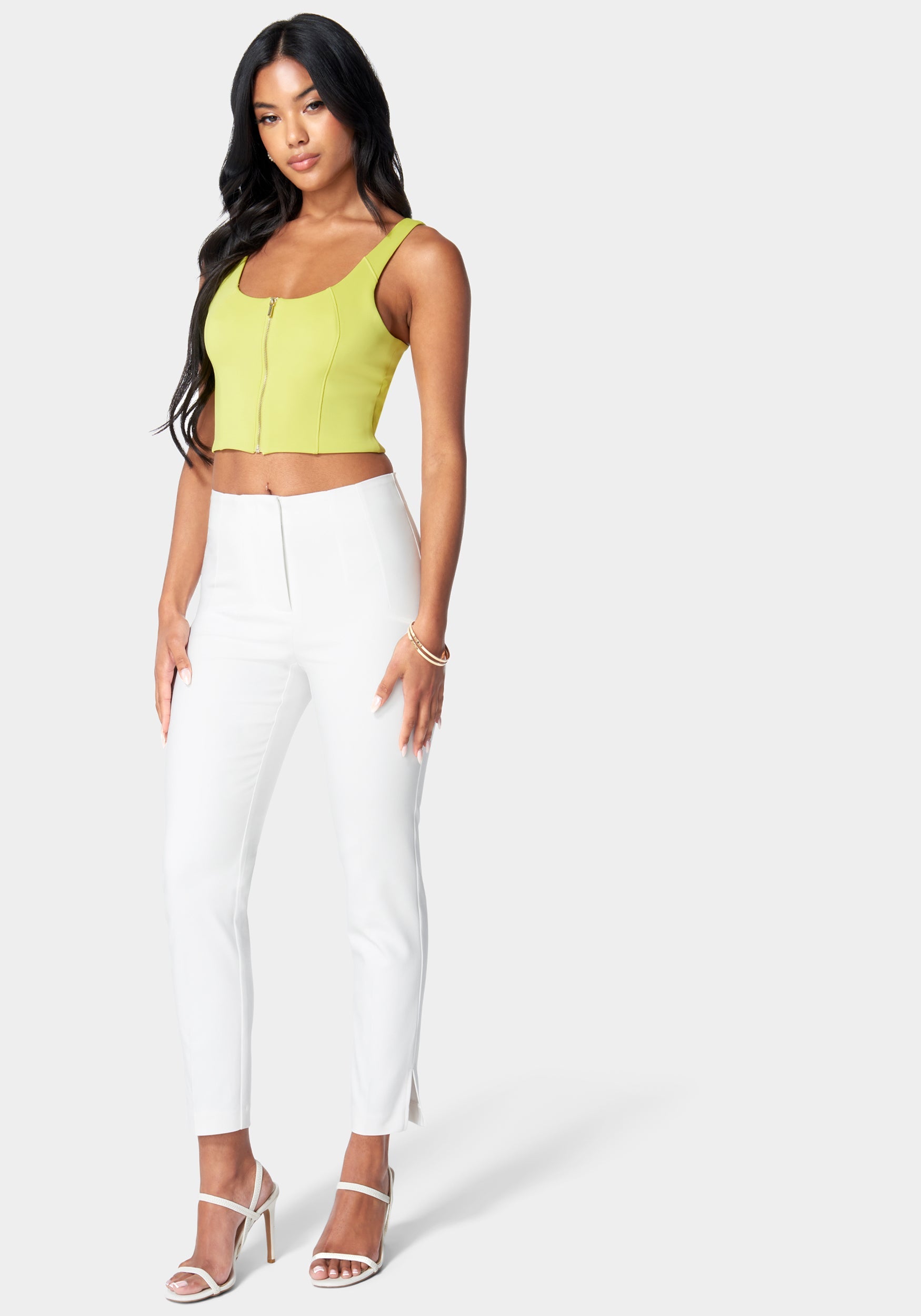 Slit Tailored Pants
