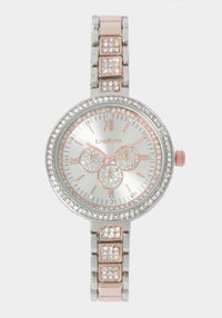 Two-Tone Rose Gold-Silver