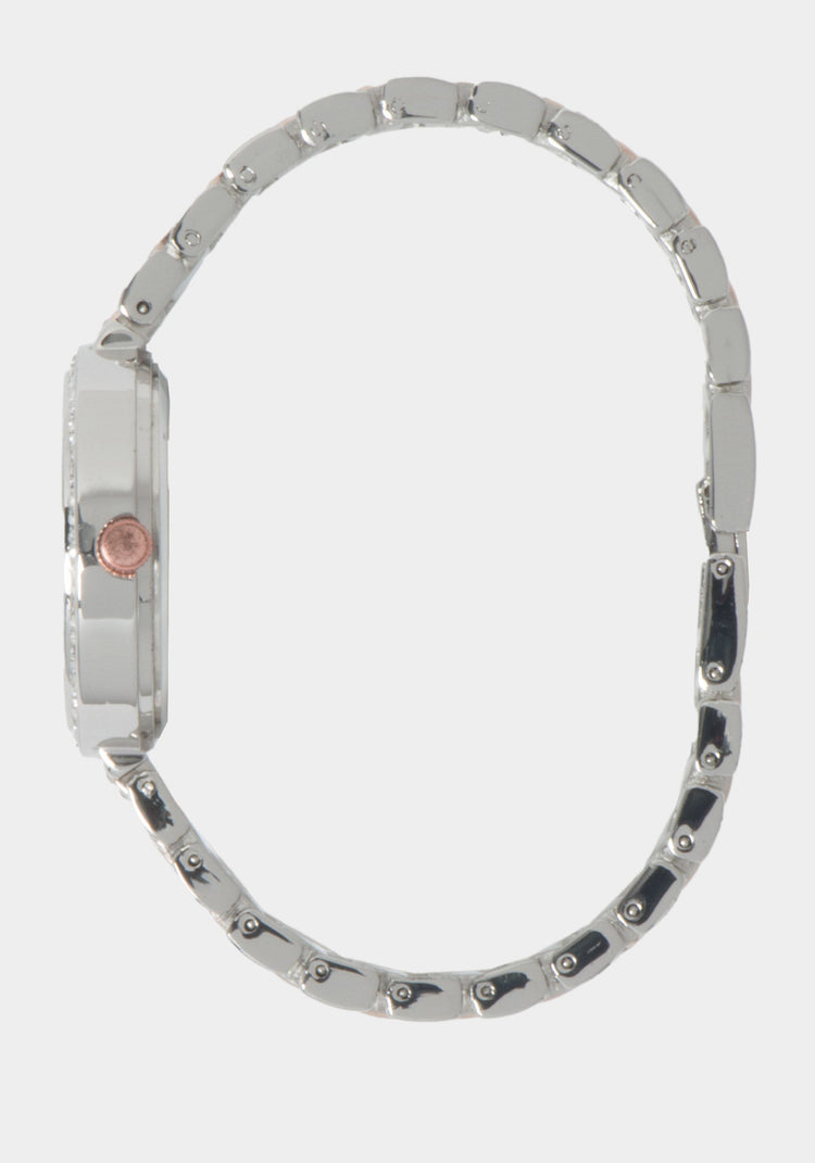 Two-Tone Rose Gold-Silver