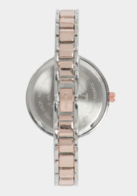 Two-Tone Rose Gold-Silver