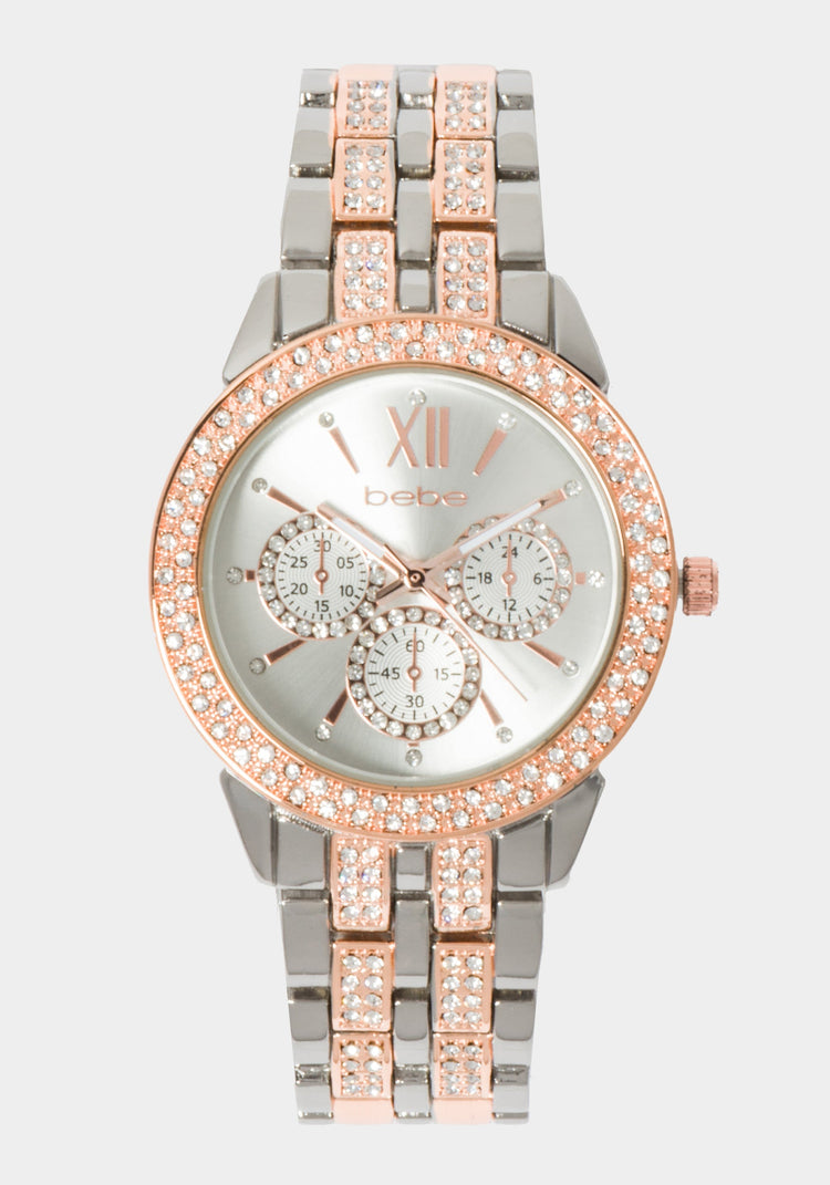 Two-Tone Rose Gold-Silver