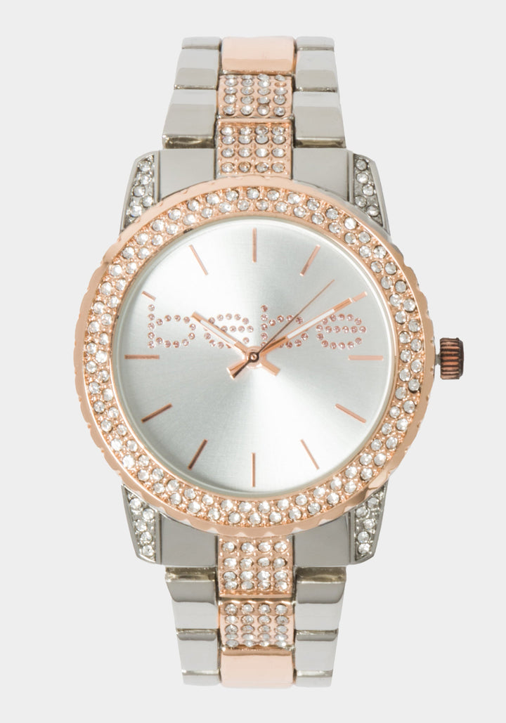 Two-Tone Rose Gold-Silver