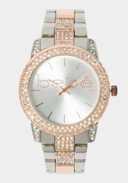 Silver Smooth Dial Crystal