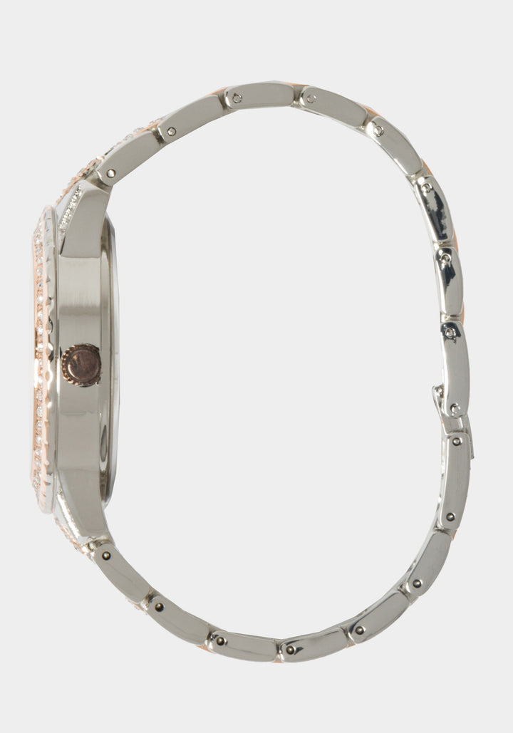 Two-Tone Rose Gold-Silver
