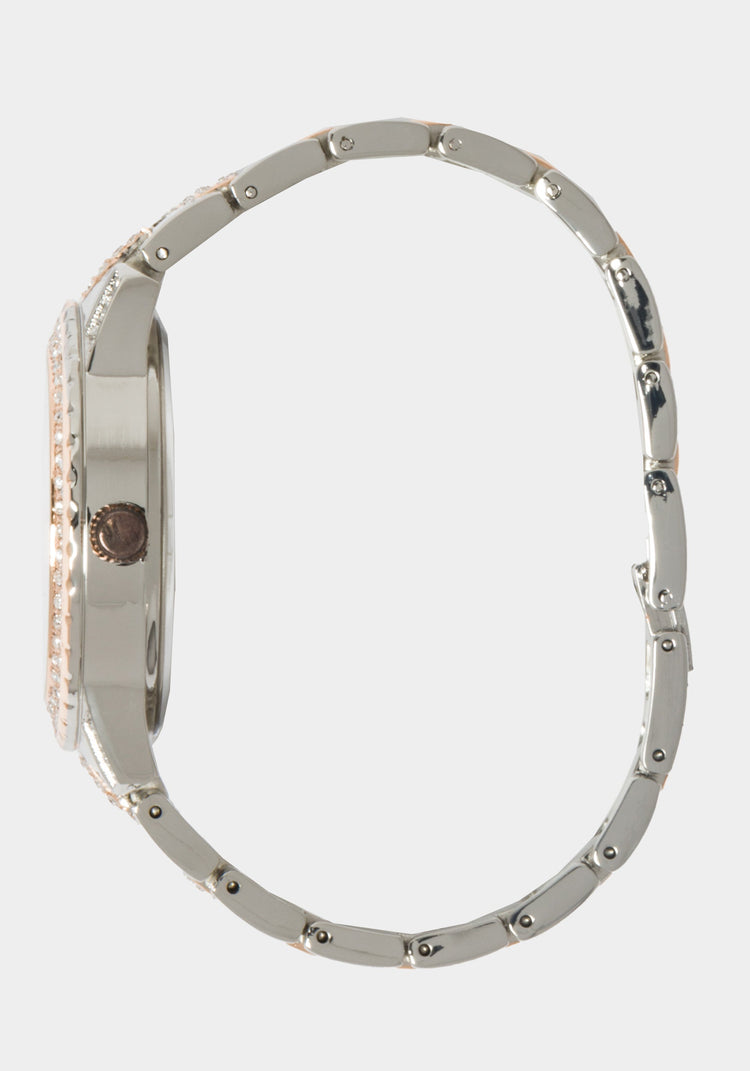 Two-Tone Rose Gold-Silver