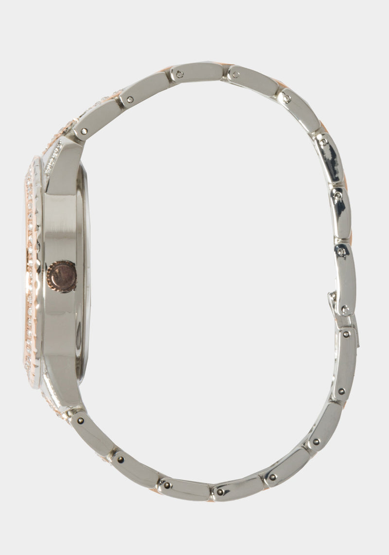 Two-Tone Rose Gold-Silver