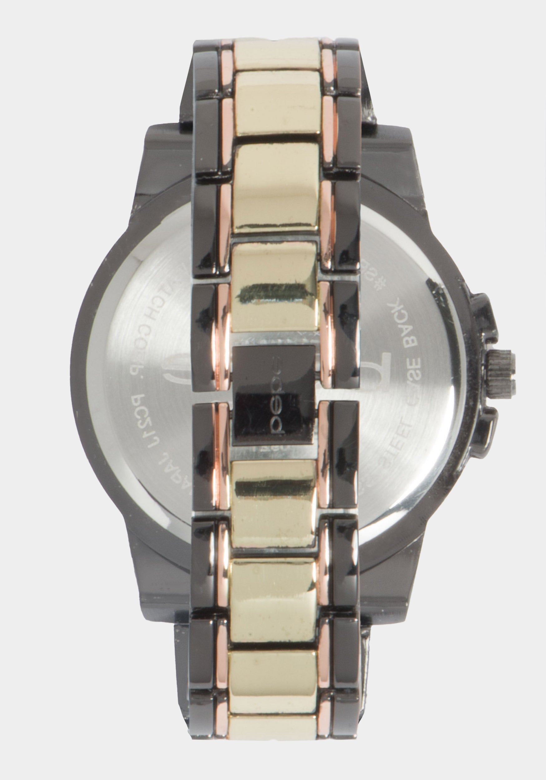 Tri-Tone Gun Metal-Gold-Rose Gold
