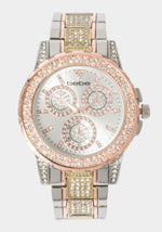 Tri-Tone Silver-Gold-Rose Gold