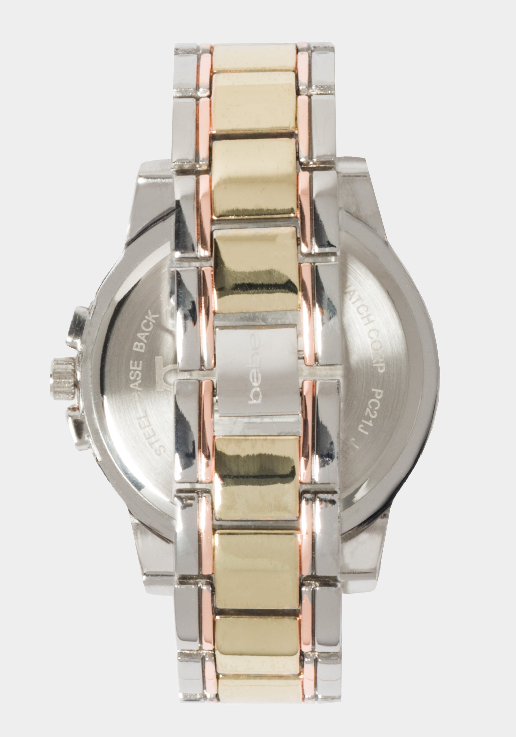 Tri-Tone Silver-Gold-Rose Gold