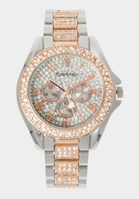 Two-Tone Rose Gold-Silver