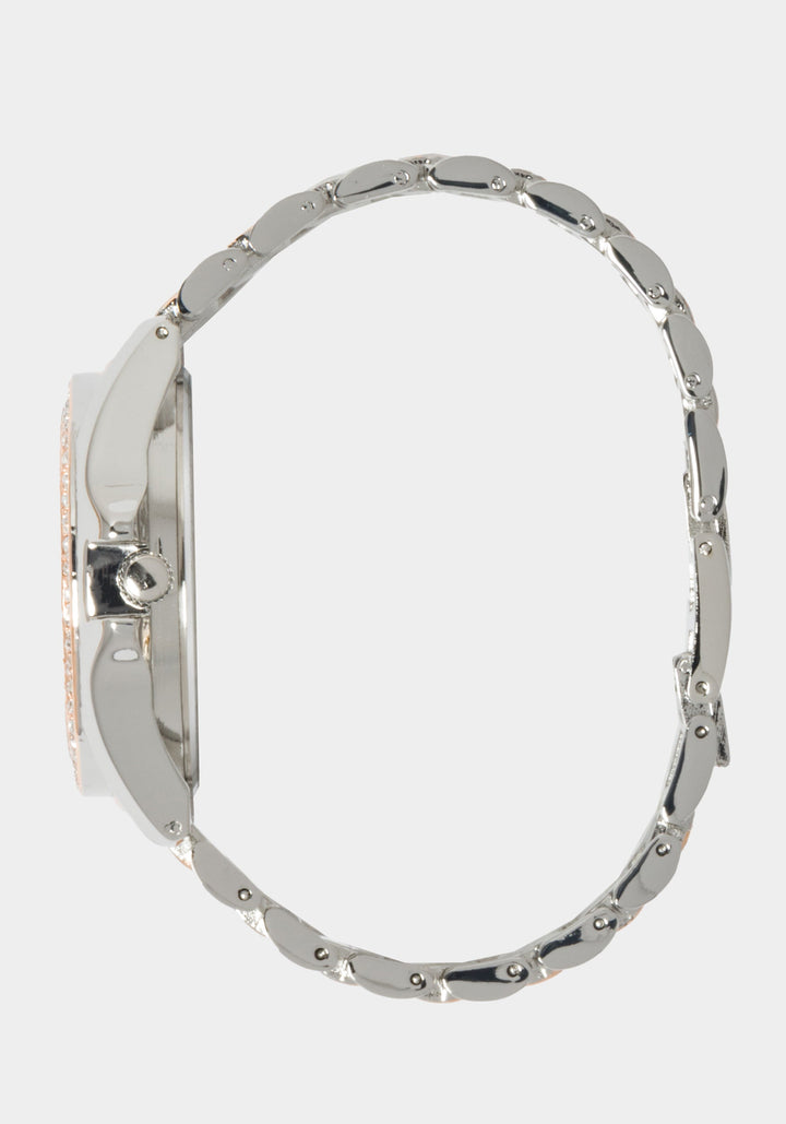 Two-Tone Rose Gold-Silver