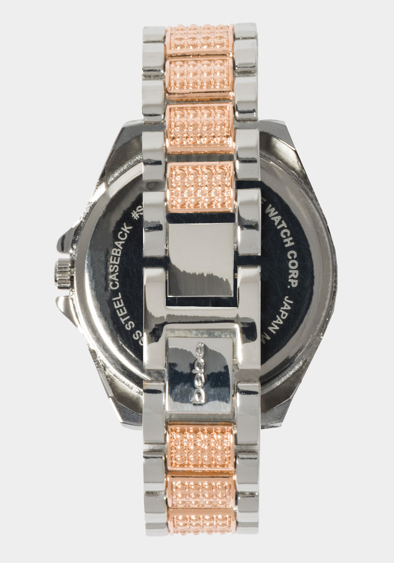 Two-Tone Rose Gold-Silver